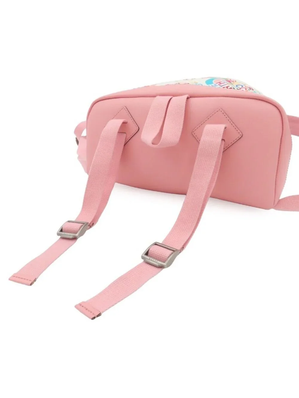 Gucci Tnf Collaboration Backpack White Pink Multicolor Nylon